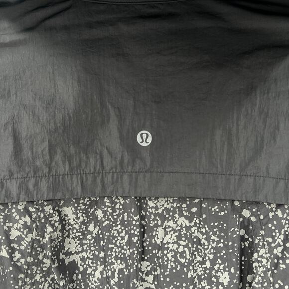 LULULEMON Ride & Reflect Jacket Womens M/L Black Hooded Packable Lightweight - Picture 16 of 16